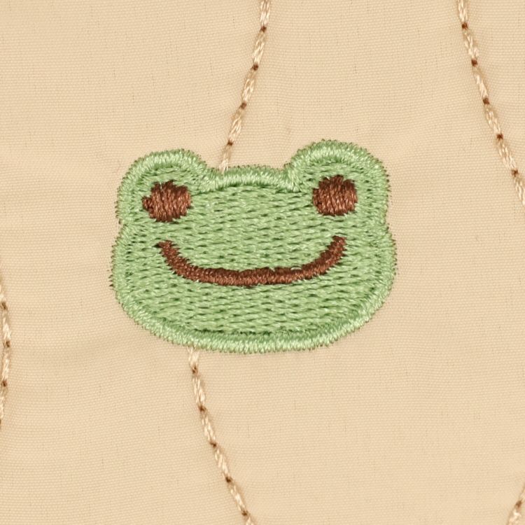 Pickles the Frog Pouch Embroidery Quilting Japan 2023