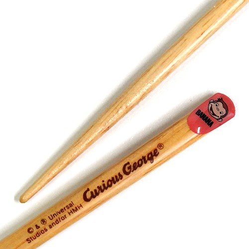 Curious George Chopsticks Banana Pink Japan