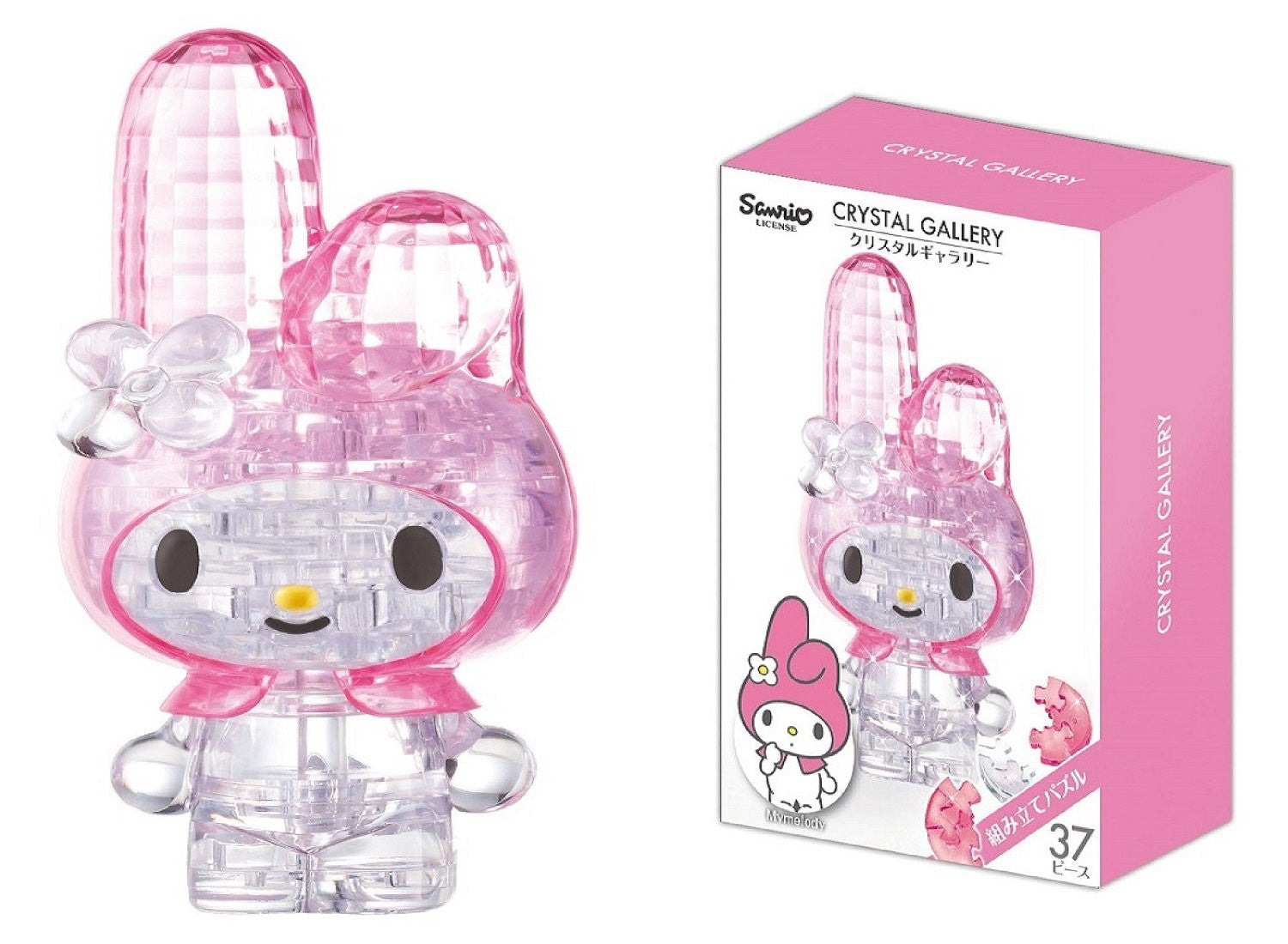 My Melody 37 pcs 3D Puzzle Crystal Gallery Sanrio Japan