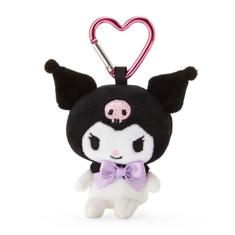 Kuromi Plush Mascot Holder Keychain Heart Sanrio Japan 2023