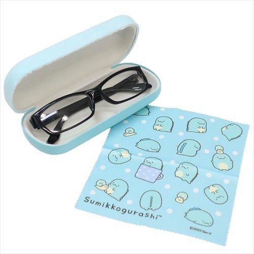 Sumikko Gurashi Tokage Lizard Glasses Case w/ Cloth San-X Japan