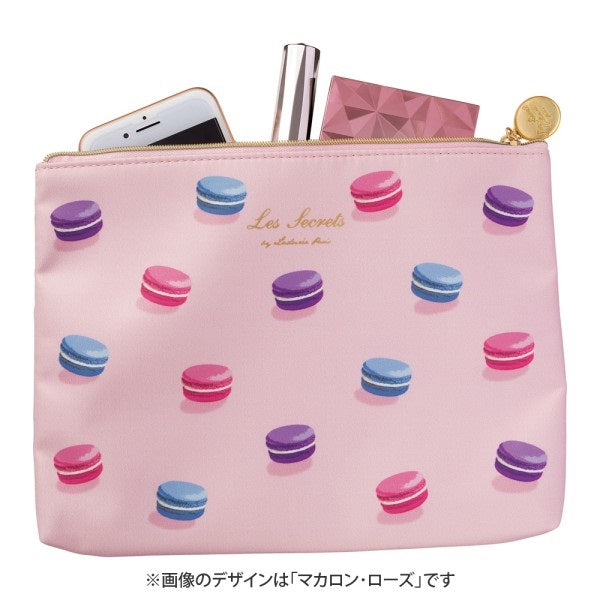 Flat Pouch Macarons Mint Laduree Japan