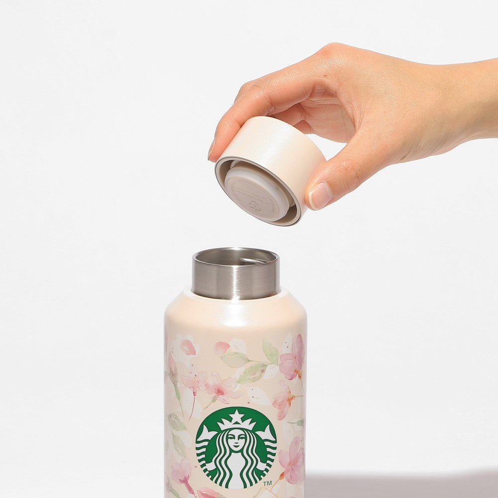 Starbucks Japan SAKURA 2024 Stainless Bottle Natural 473ml Tumbler