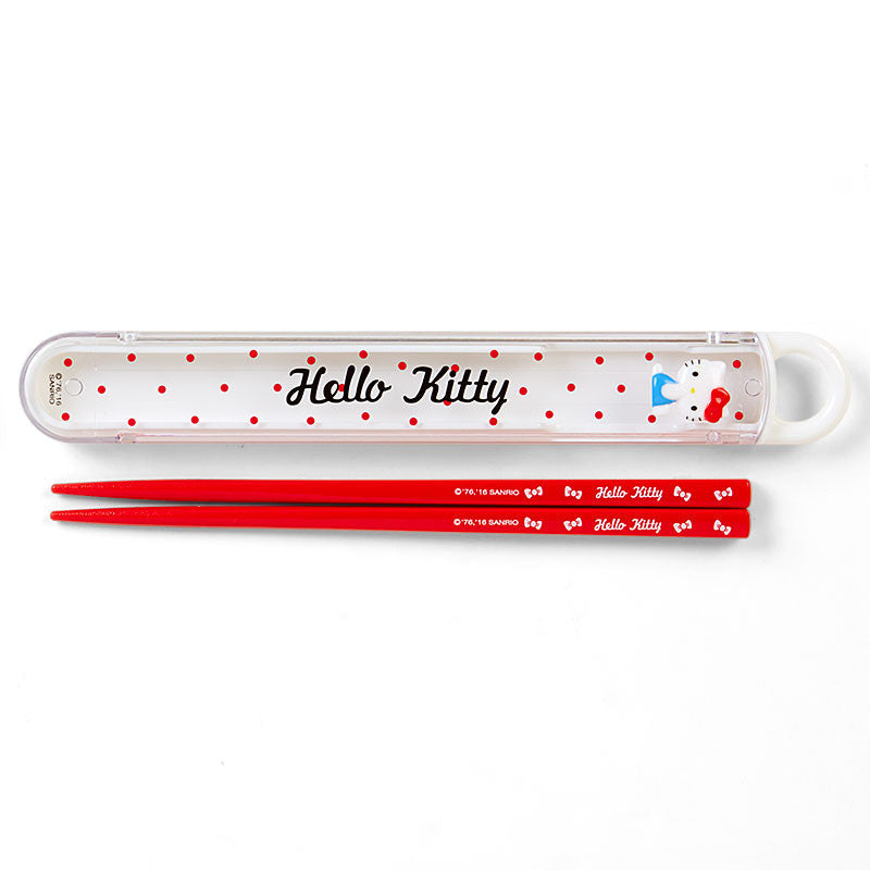 Hello Kitty Relief Chopsticks & Case Sanrio Japan