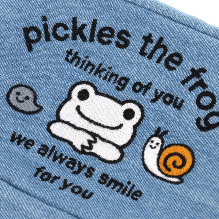 Pickles the Frog Square Pouch always smile EDWIN Japan 2023