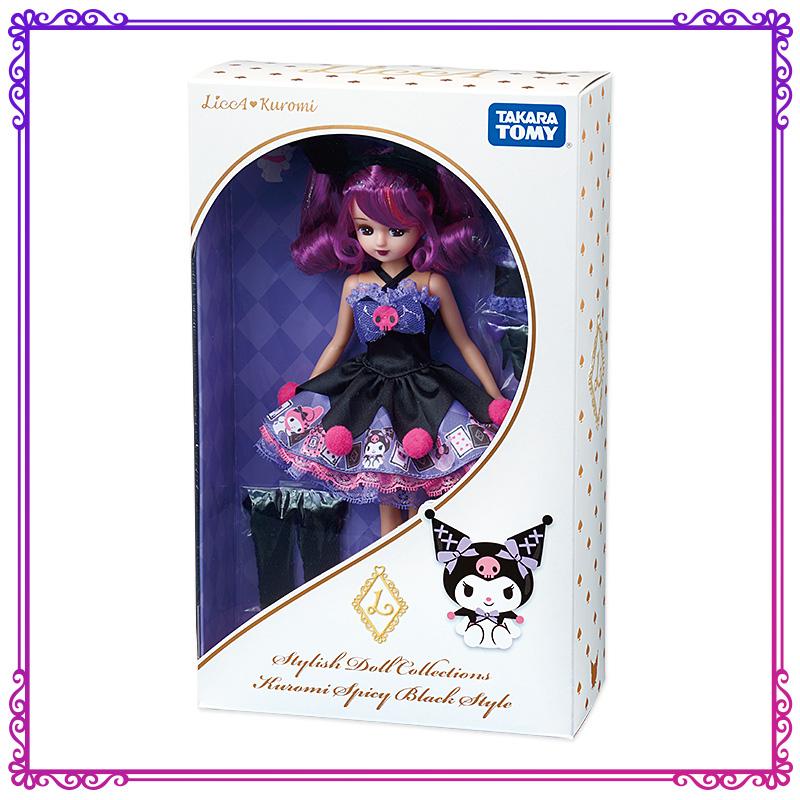 LiccA Stylish Doll Collection Kuromi Spicy Black Sanrio Japan 