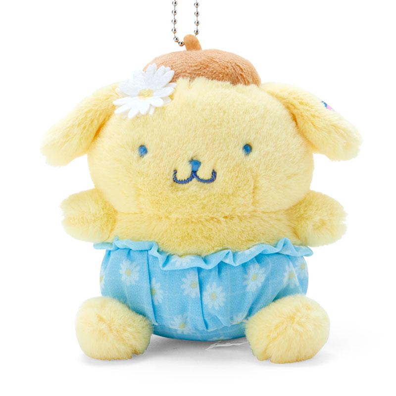 Pom Pom Purin Plush Mascot Holder Keychain Daisy Sanrio Japan