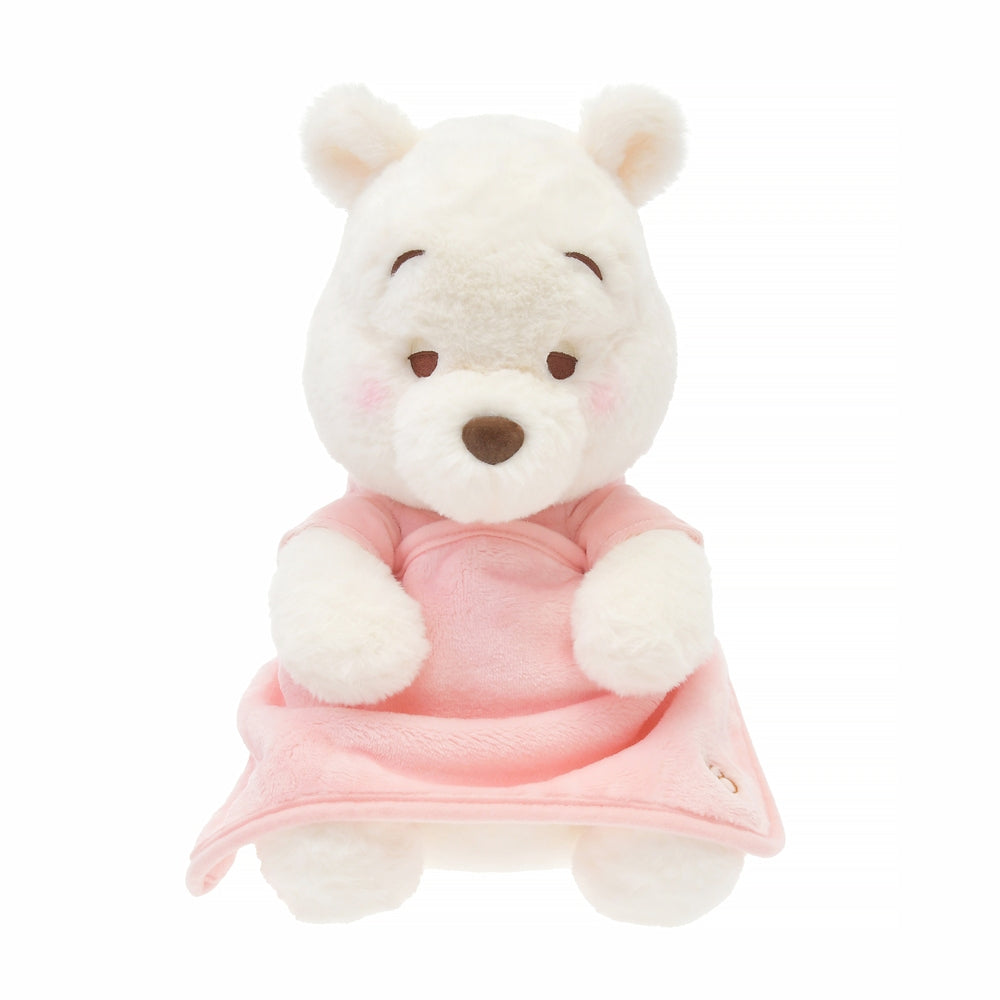 Winnie the Pooh Plush Doll M Pink White Pooh Disney Store Japan 2023 Limit