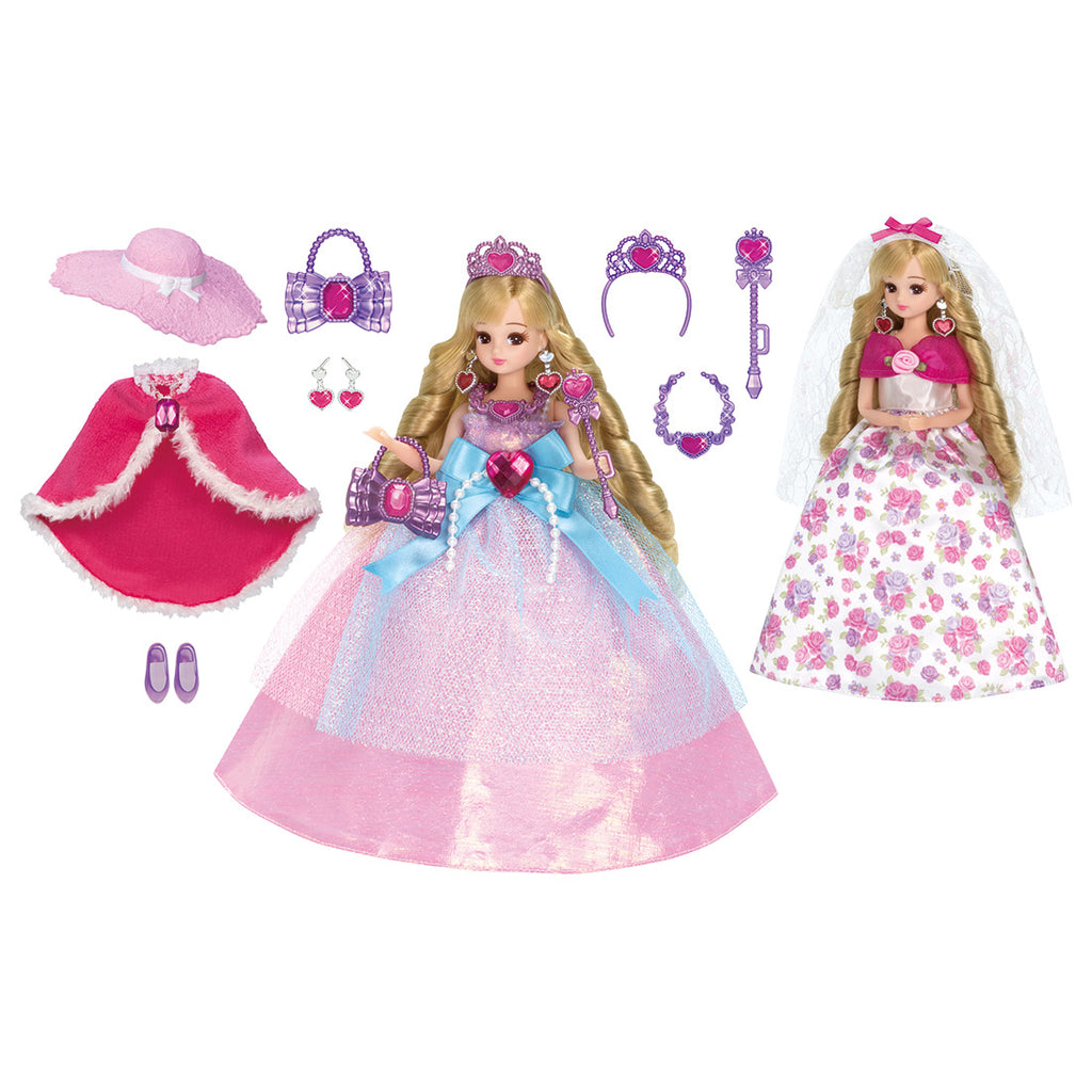Licca Chan Doll Dreaming Princess Premium Dress Set Deluxe Takara Tomy Japan