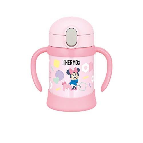 Thermos Stainless Training Straw Mug Cup Pink Baby Japan FJL-250D