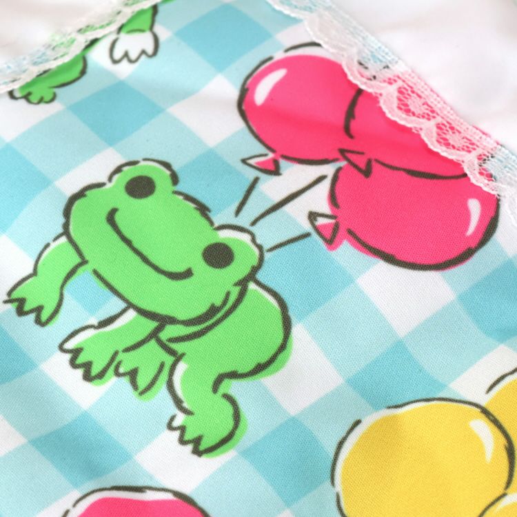 Pickles the Frog Costume for Bean Doll Plush Futon Balloon Blue Japan