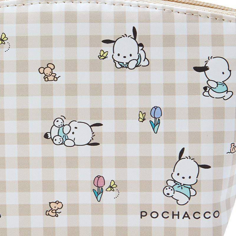 Pochacco Pouch Plaid Sanrio Japan