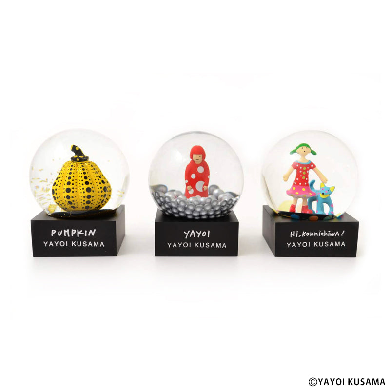 Snow Globe YAYOI Red Yayoi Kusama Japan