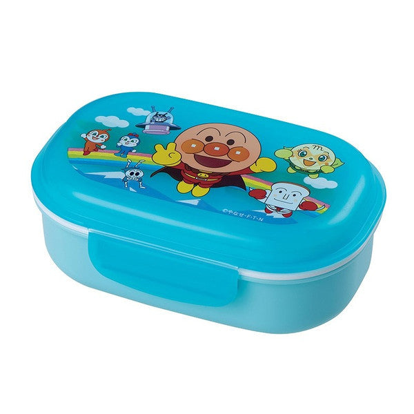 Anpanman Lunch Box with Fork Blue 270ml Japan