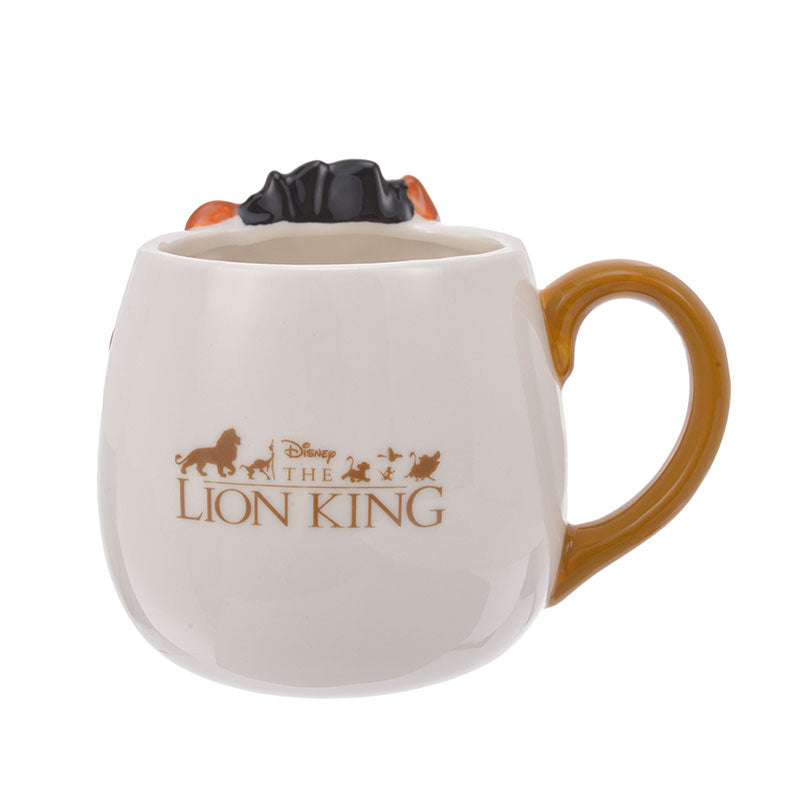 Lion King Pumbaa & Timon Mug Cup Face Disney Store Japan