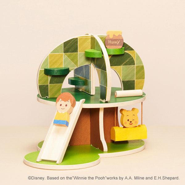 KIDEA Toy Wooden Blocks HOUSE Winnie the Pooh & Friends Disney Store Japan