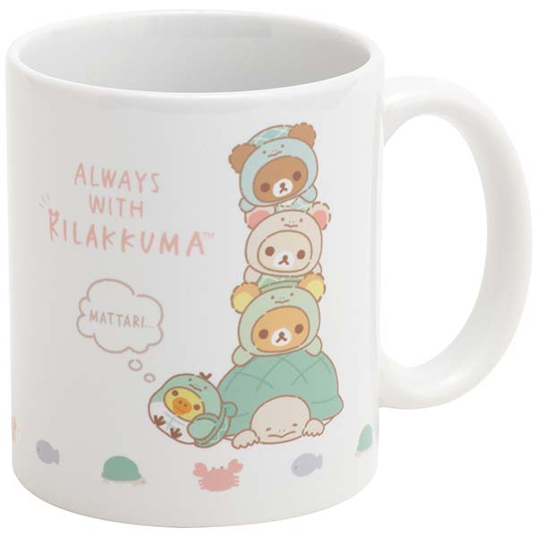 Rilakkuma Mug Cup Relax Turtle Your Little Family San-X Japan