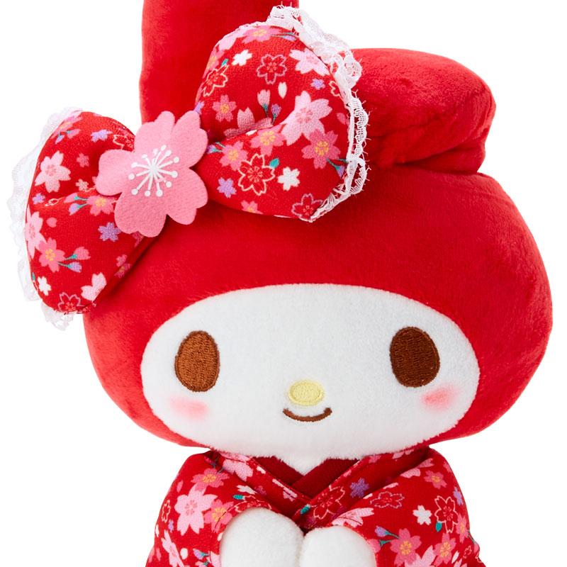 My Melody Plush Doll Kimono Red Sakura Sanrio Japan 2024