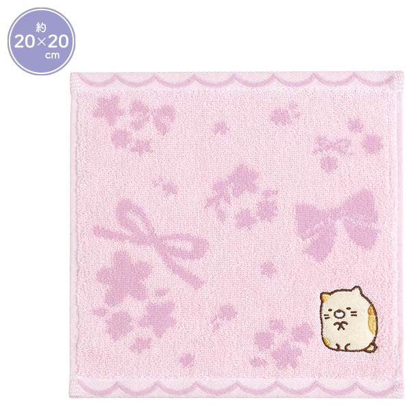 Sumikko Gurashi mini Towel Pink San-X Japan 2022
