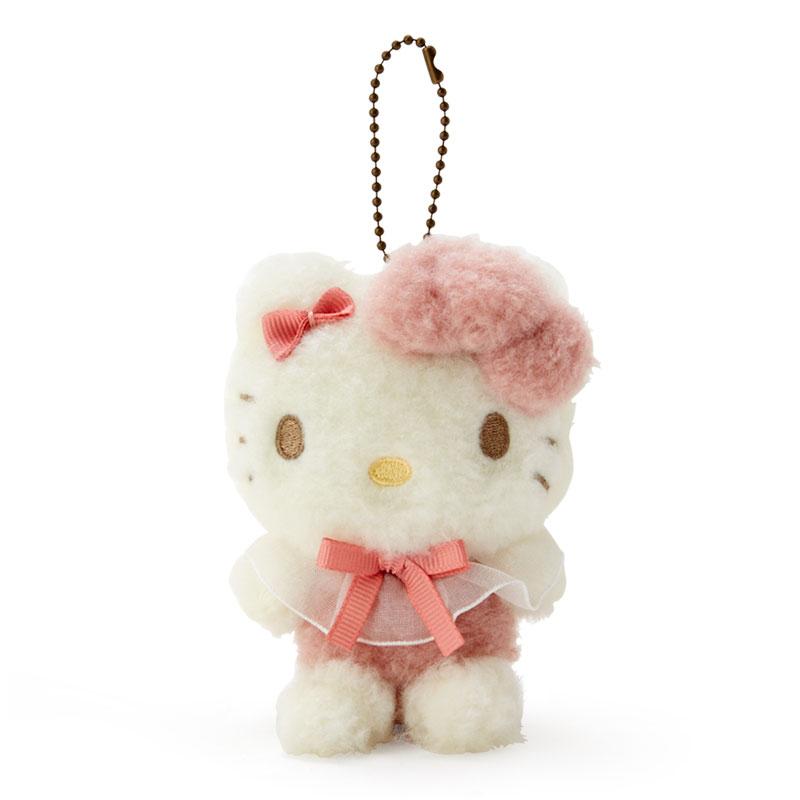 Hello Kitty Plush Mascot Holder Keychain Latte Bear Baby Sanrio Japan –