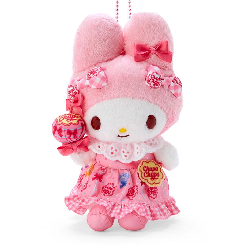 My Melody Plush Mascot Holder Keychain Chupa Chups Sanrio Japan 2024