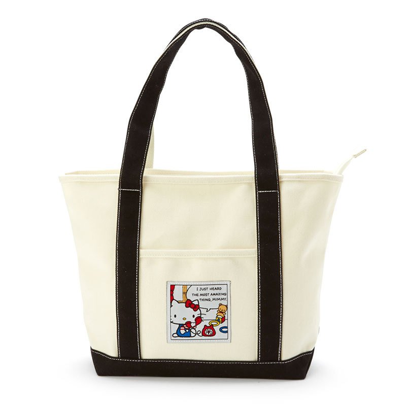 Hello Kitty Canvas Tote Bag M Sanrio Japan