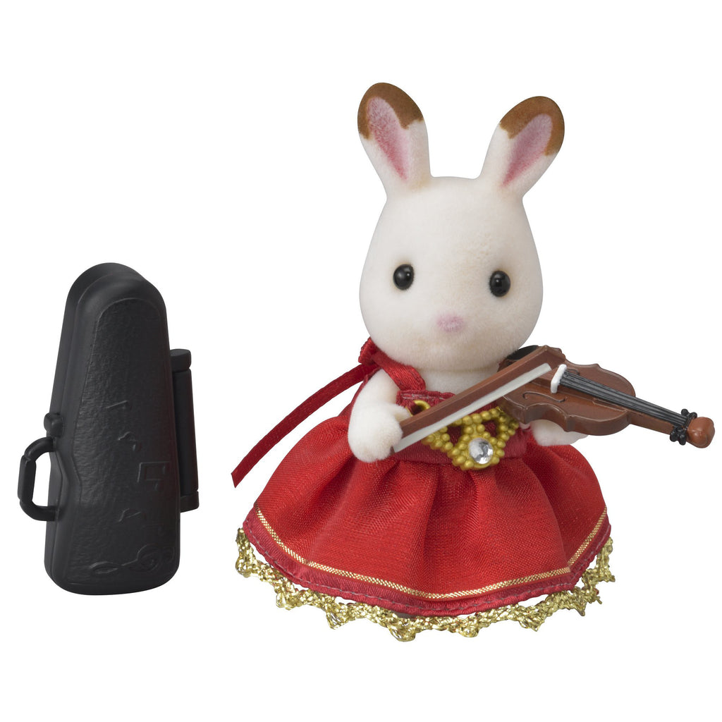 Town Violin Concert Chocolat Rabbit Set TS-03 Sylvanian Families Japan EPOCh