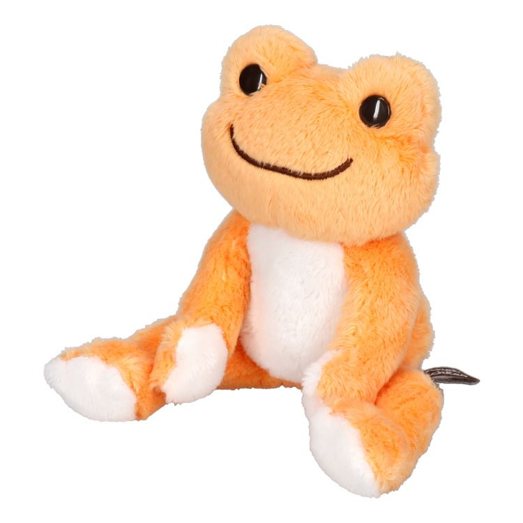 Pickles the Frog Pocket Plush Doll Orange Japan