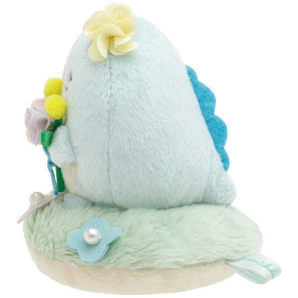 Sumikko Gurashi Tokage Lizard Flower Plush Doll Weeds & Fairy Garden San-X Japan