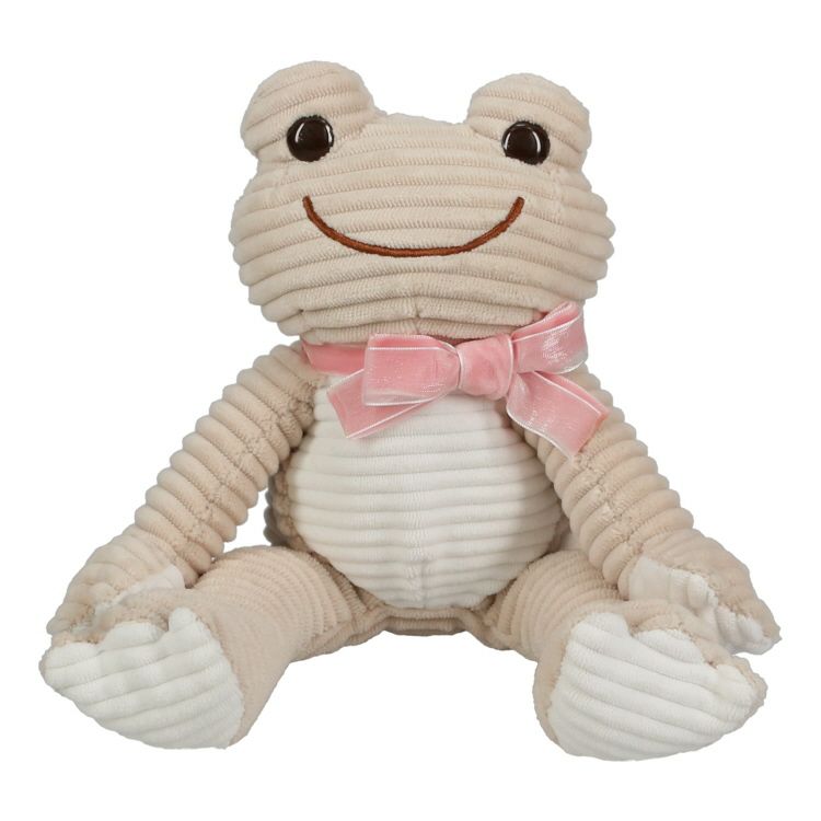 Pickles the Frog Bean Doll Plush Corduroy Mocha Japan