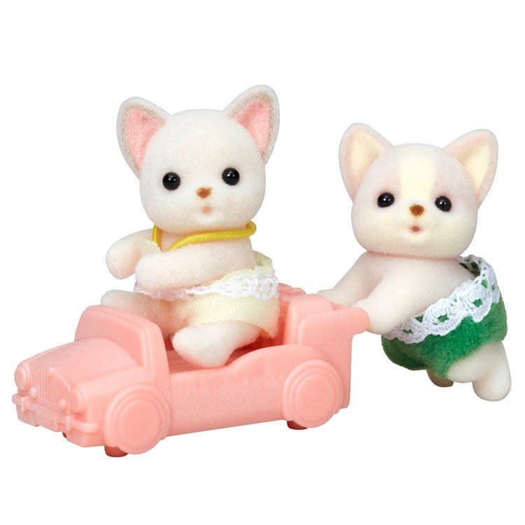 Sylvanian Families Chihuahua Twins Baby Dog Doll Set I-98 EPOCH Japan