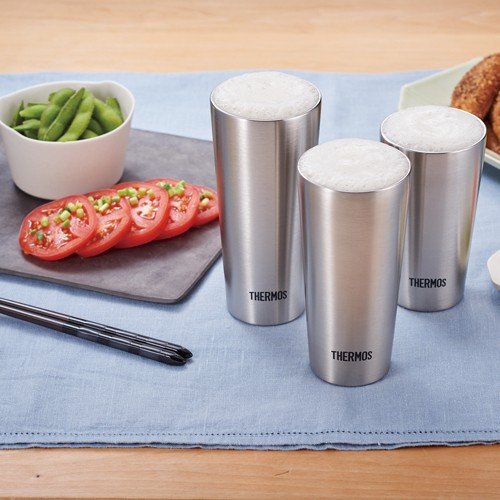 Vacuum double structure Stainless Tumbler 400ml JDI-400-S Thermos Japan