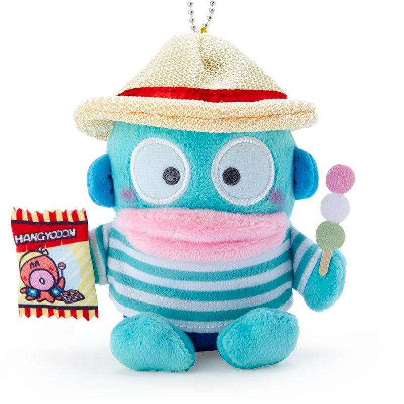 Hangyodon Plush Mascot Holder Keychain Candy Store Sanrio Japan
