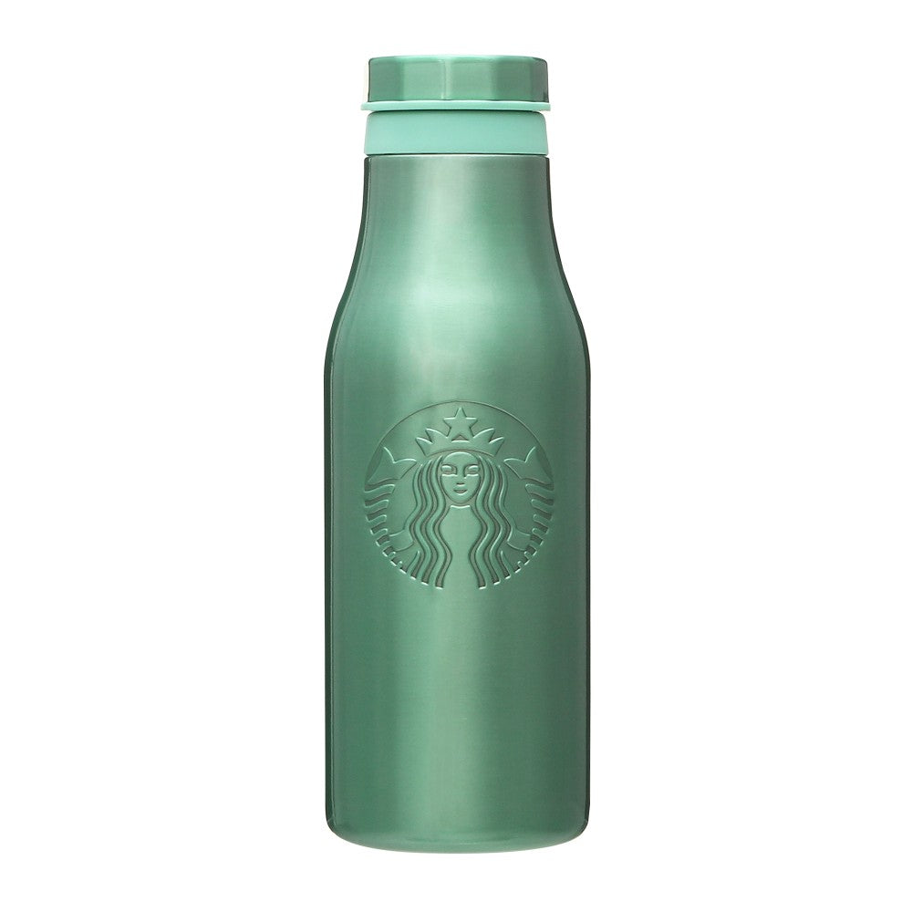 Starbucks Japan Anniversary 2023 Stainless Logo Bottle Blue 473ml Tumbler