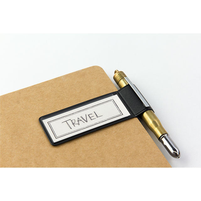 TRAVELER'S Notebook Japan Pen Holder Sticker 024 Black 82262006 Midori