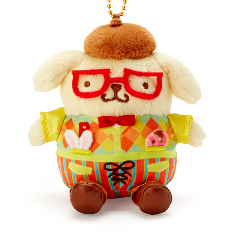 Pom Pom Purin Plush Mascot Holder Keychain Easter Puroland Limit Sanrio Japan