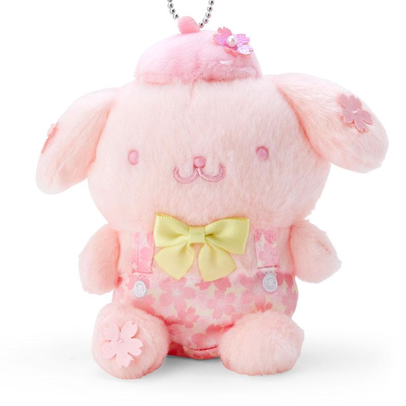 Pom Pom Purin Plush Mascot Holder Keychain Sakura Sanrio Japan 2023