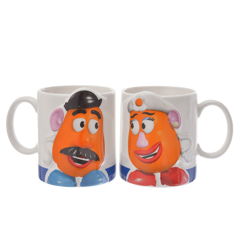 Toy Story Mr. & Mrs. Potato Head Pair Mug Cup LOVE Disney Store Japan