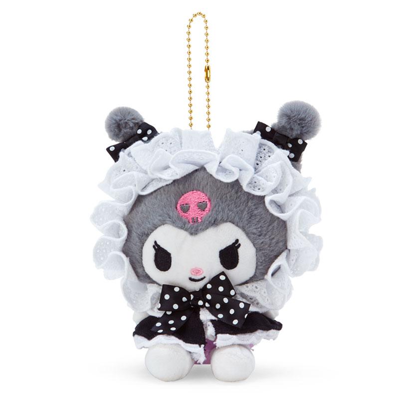 Kuromi Plush Mascot Holder Keychain Lolita Dress Sanrio Japan
