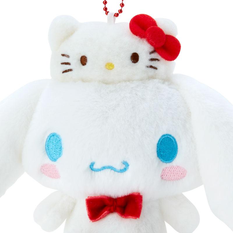 Cinnamoroll Plush Mascot Holder Keychain Hello Kitty 50th Sanrio Japan