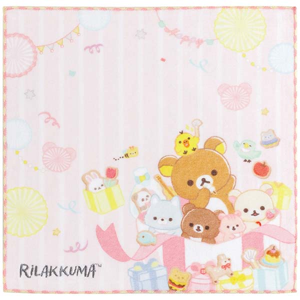 Rilakkuma mini Towel A Nikoniko Happy for you San-X Japan