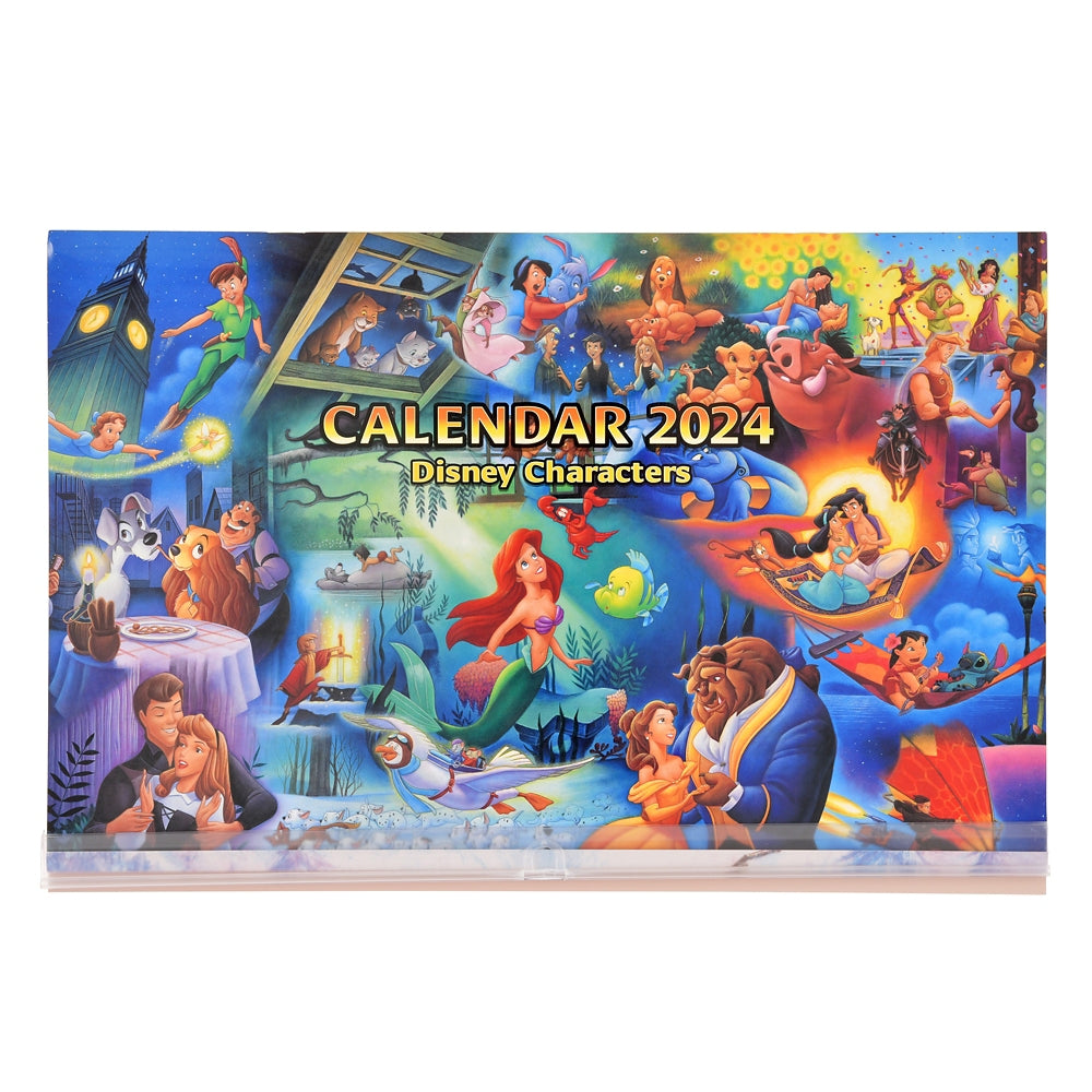 Disney Character Wall Calendar 2024 Store Japan
