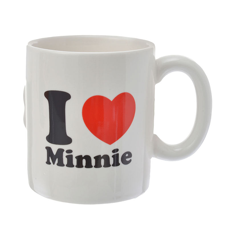Mickey & Minnie Pair Mug Cup Kiss Disney Store Japan BOX