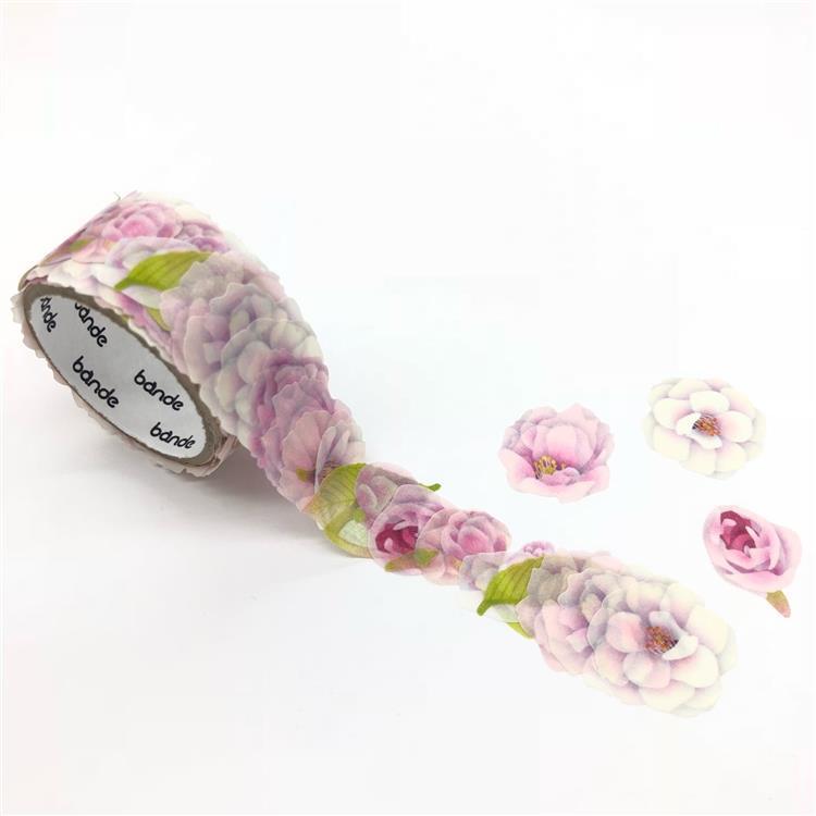 Sakura Double Cherry Blossoms Washi Roll Sticker Masking Tape bande Japan