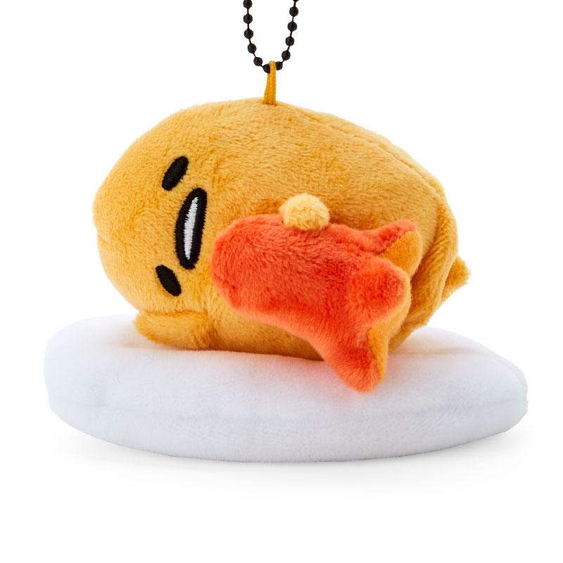 Gudetama Egg Plush Mascot Holder Keychain Sanrio Japan 2023