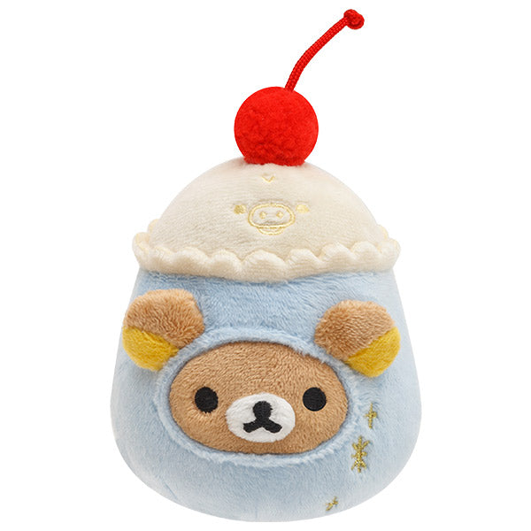 Rilakkuma Chairoikoguma Korilakkuma Retro Sweets Plush Doll Set San-X Japan