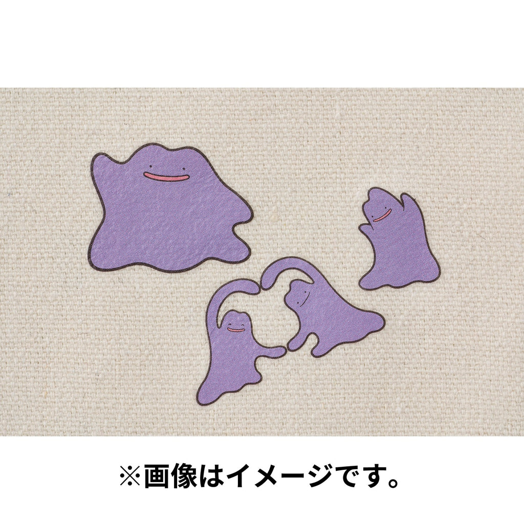 Ditto Metamon Fabric Sticker irodo Pokemon Center Japan