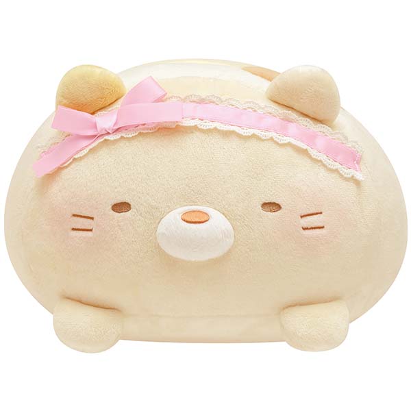 Sumikko Gurashi Neko Cat Round Plush Doll Sumikko Baby San-X Japan