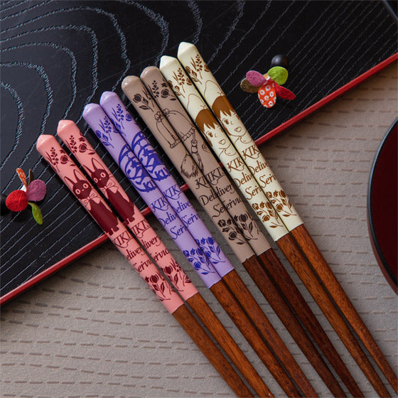 Kiki's Delivery Service Wood Chopsticks 21cm Yellow Studio Ghibli Japan 2023