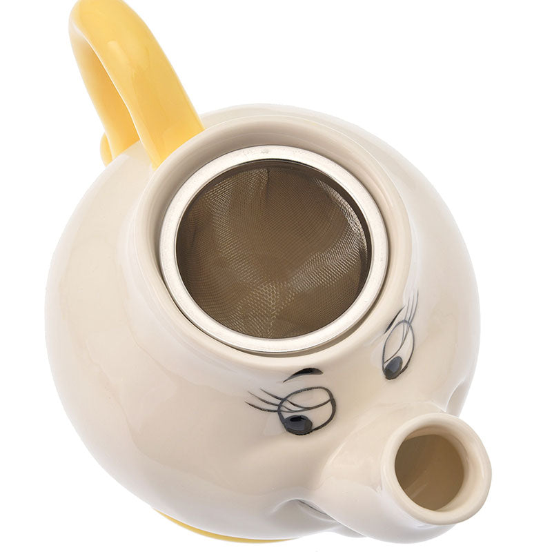 Beauty and the Beast Chip & Mrs. Potts Teapot & Cup Set 3D Disney Store Japan
